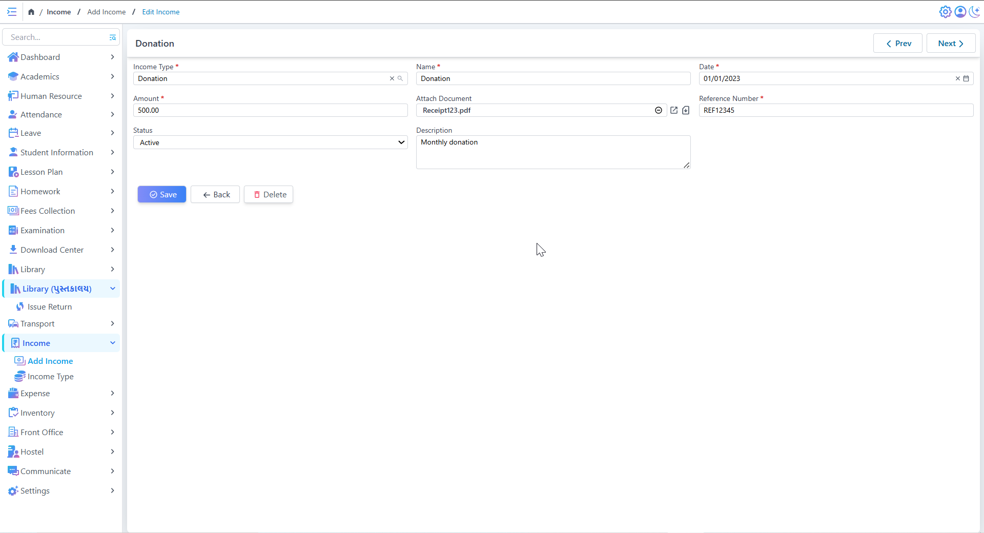 Geometric art installation